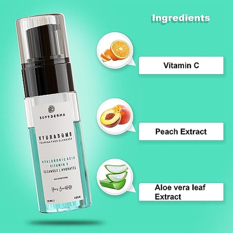 Hydrabomb Foaming Face Cleanser - 125ml