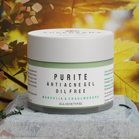 Purite Anti Acne Oil Free Face Gel - 50ml